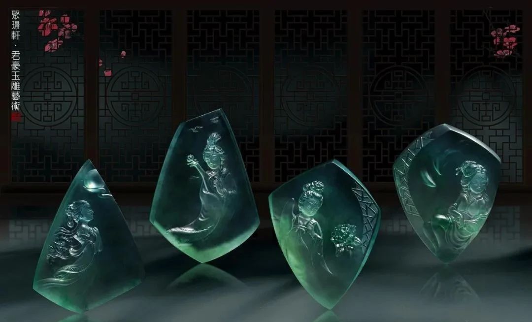 许群豪:中国古典四大美女 - 中国玉雕大师作品网